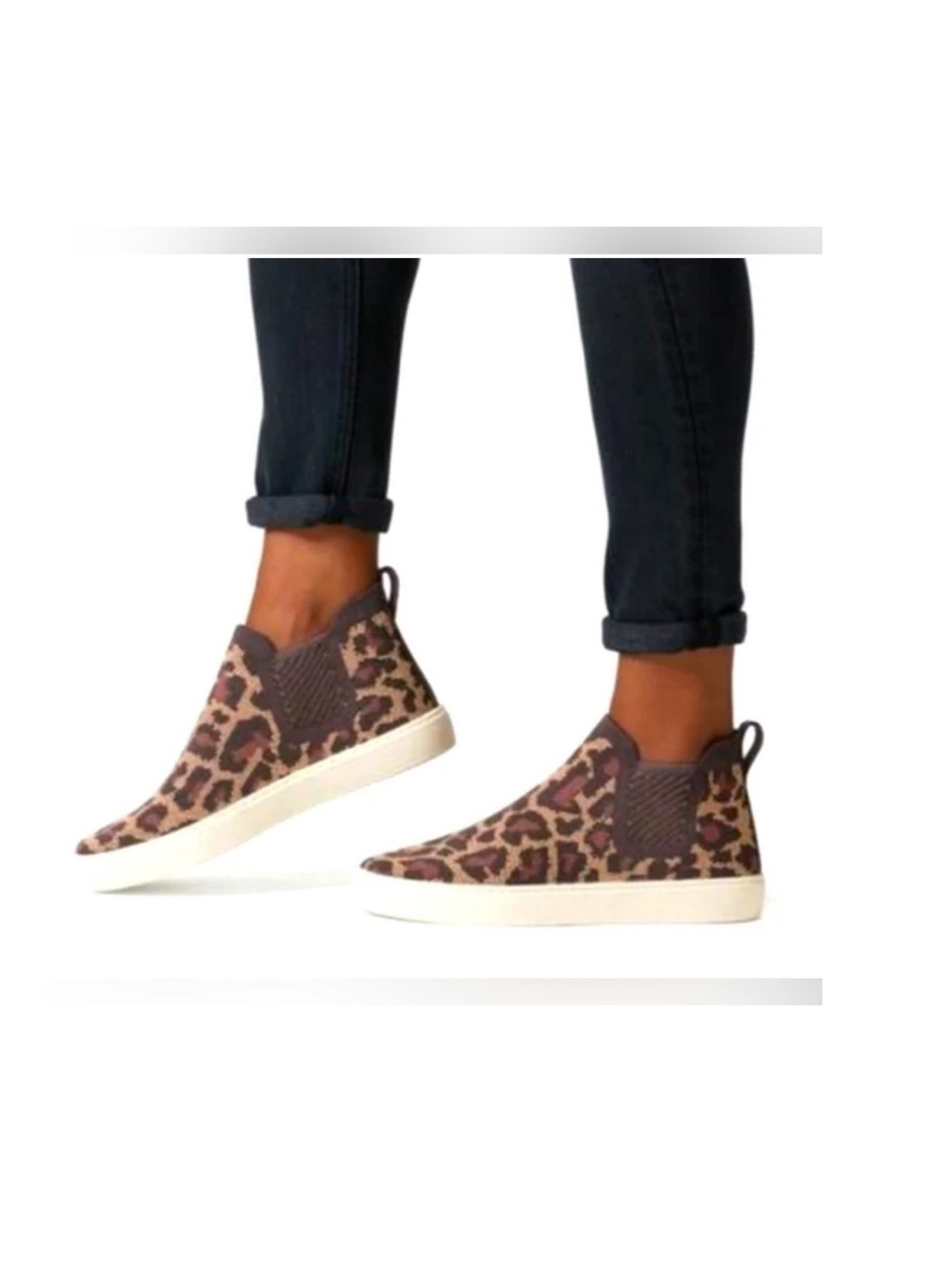ROTHY’S  Sz 7 Wildcat Cheetah Print The Chelsea Boots